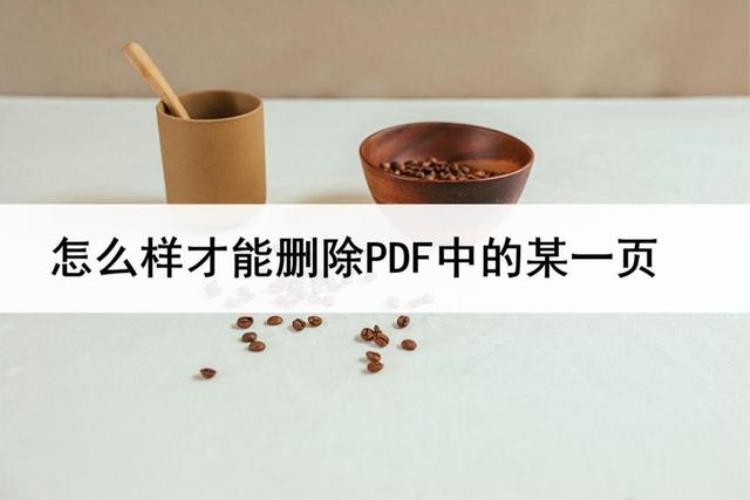 如何删除pdf中的某一页「怎么样才能删除PDF中的某一页这个方法掌握了就不难」